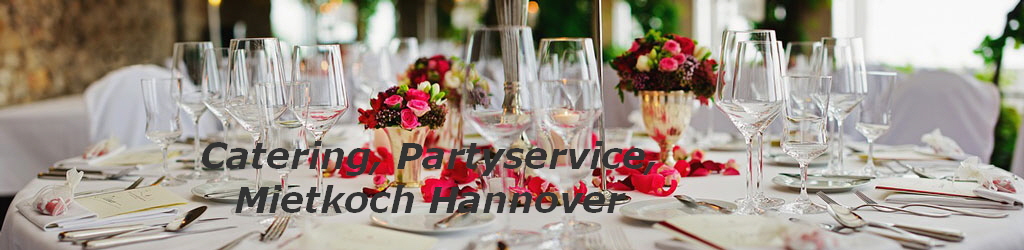 Catering, Partyservice,
Mietkoch Hannover