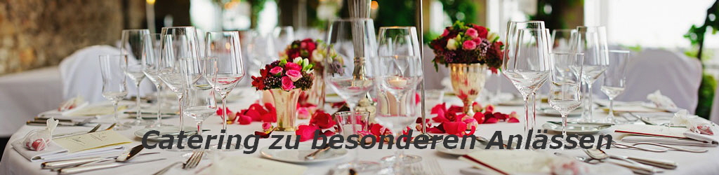 Catering zu besonderen Anlssen